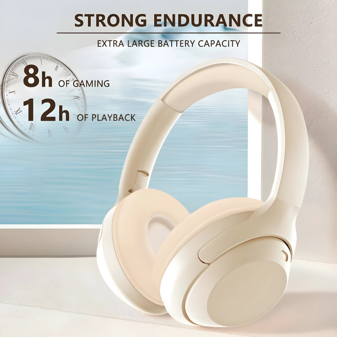 C2235 Wireless Bluetooth 5.0 Headphones Deep Bass & Noise Cancelling