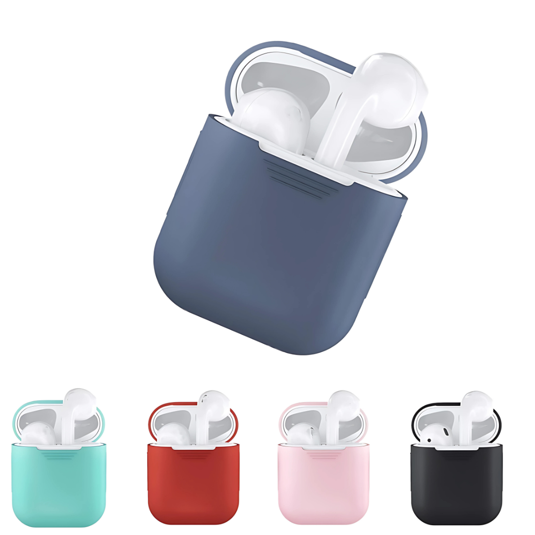 Shockproof Silicone Case for AirPods 1/2 Protective Cover with Easy Charging Access