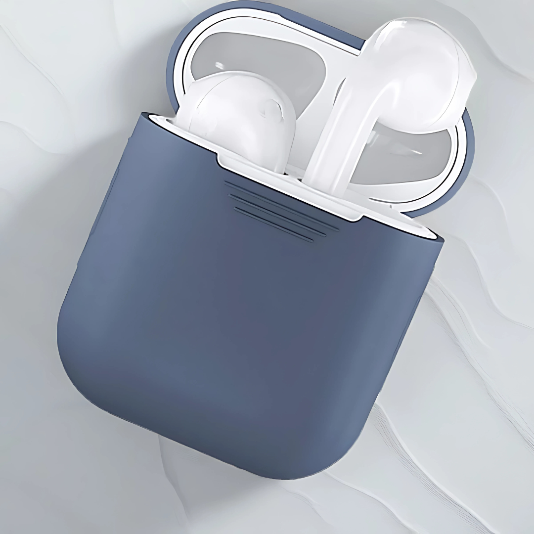 Shockproof Silicone Case for AirPods 1/2 Protective Cover with Easy Charging Access