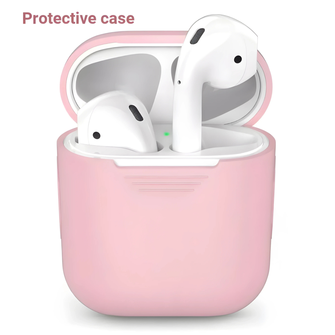 Shockproof Silicone Case for AirPods 1/2 Protective Cover with Easy Charging Access