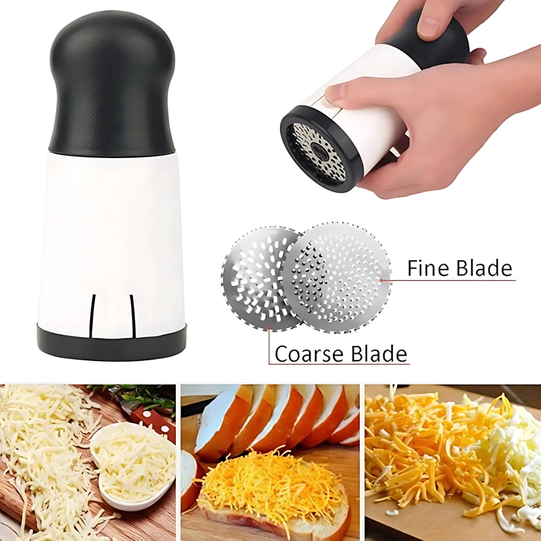 Compact Cheese Grater with Versatile Features