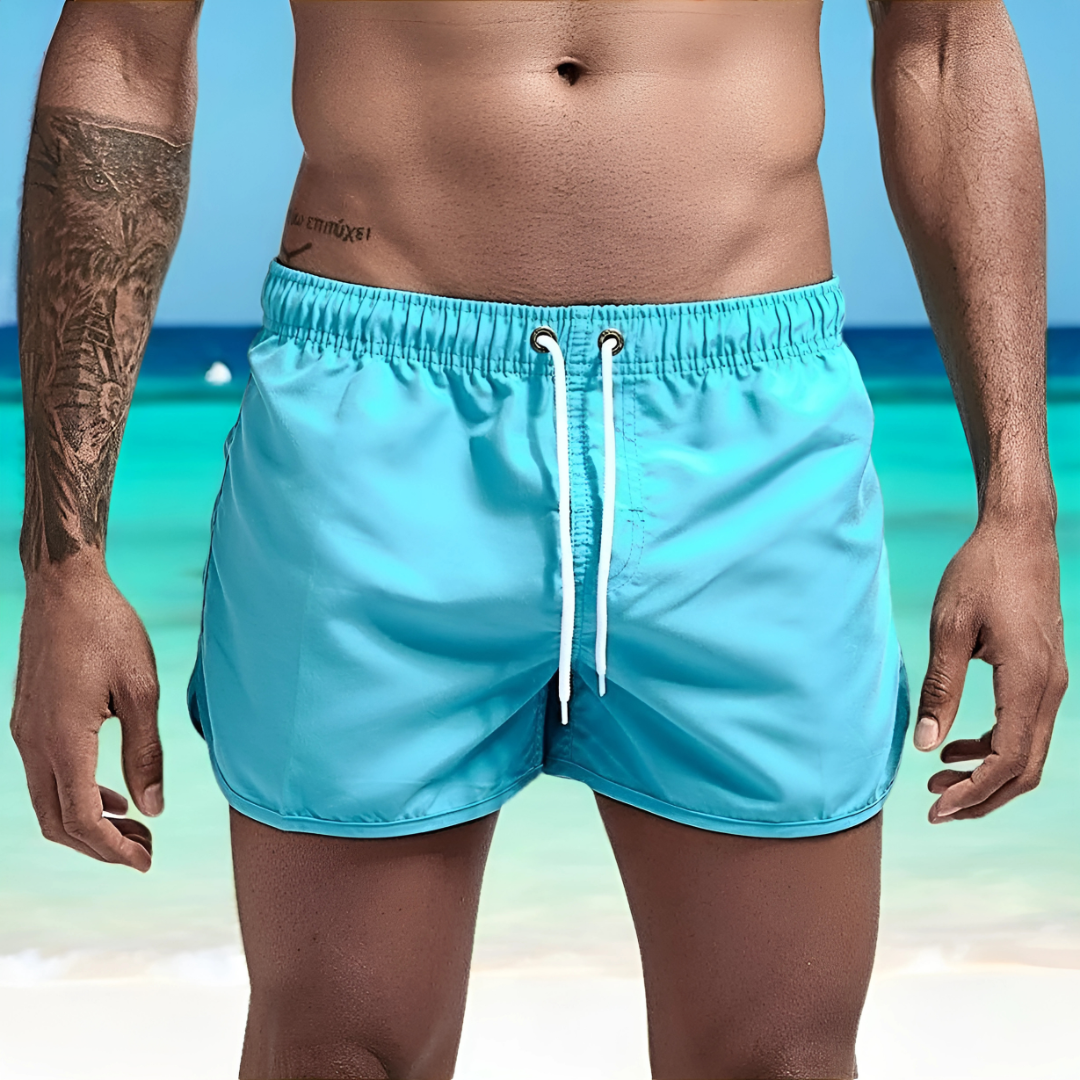 Men’s Beach Shorts with Quick Dry Lightweight Swim & Casual Shorts