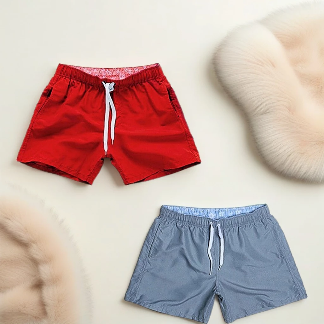 Men’s Beach Shorts with Quick Dry Lightweight Swim & Casual Shorts