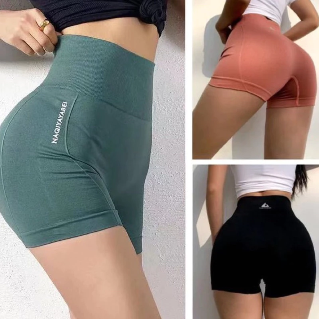 Women’s High-Waist Yoga Shorts Hip Lift & Tummy Control Activewear