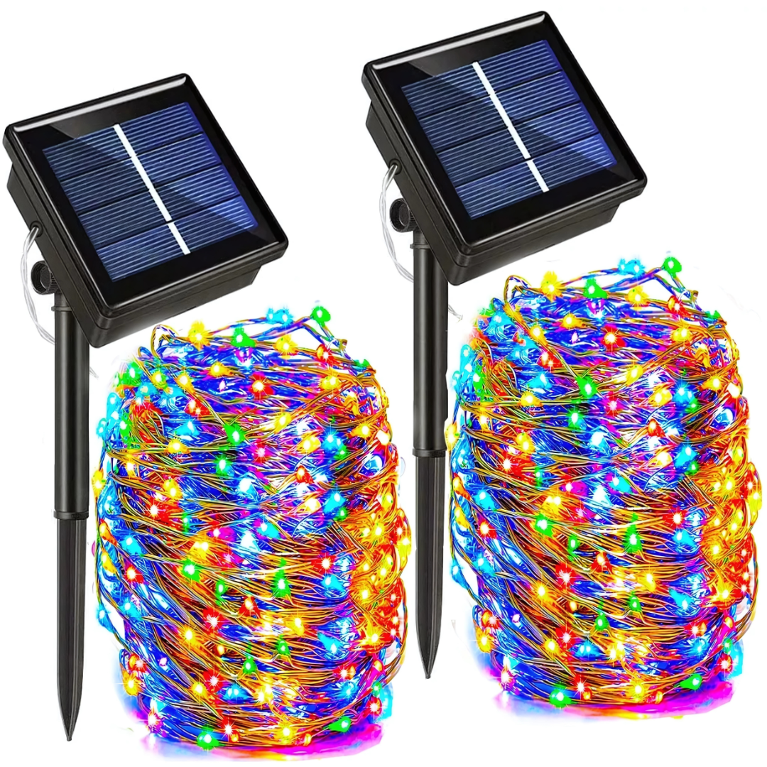 300 LEDs Outdoor Solar String Lights