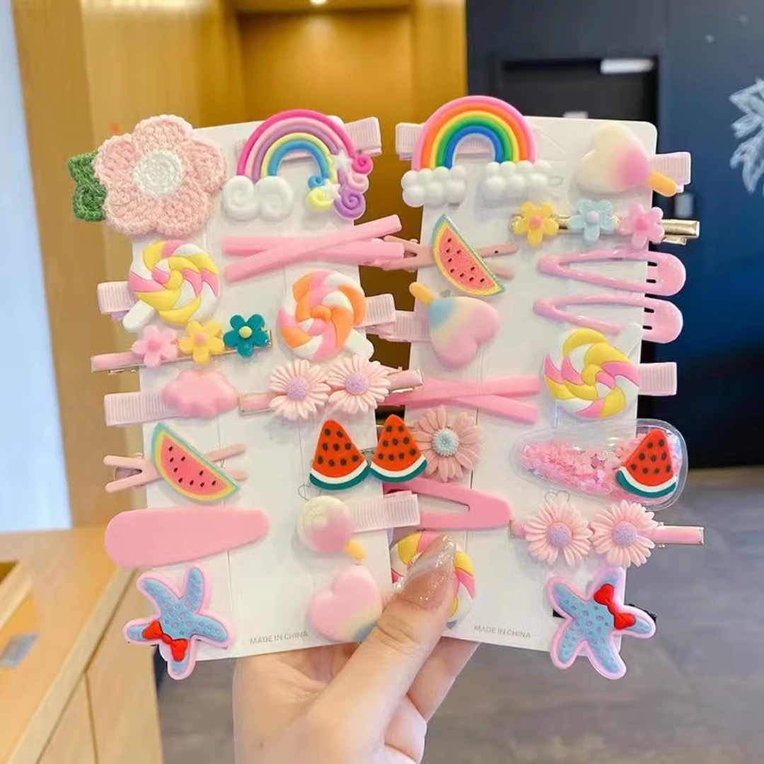 Kids Hair Clip Set 14pcs/5pcs Cute Barrettes