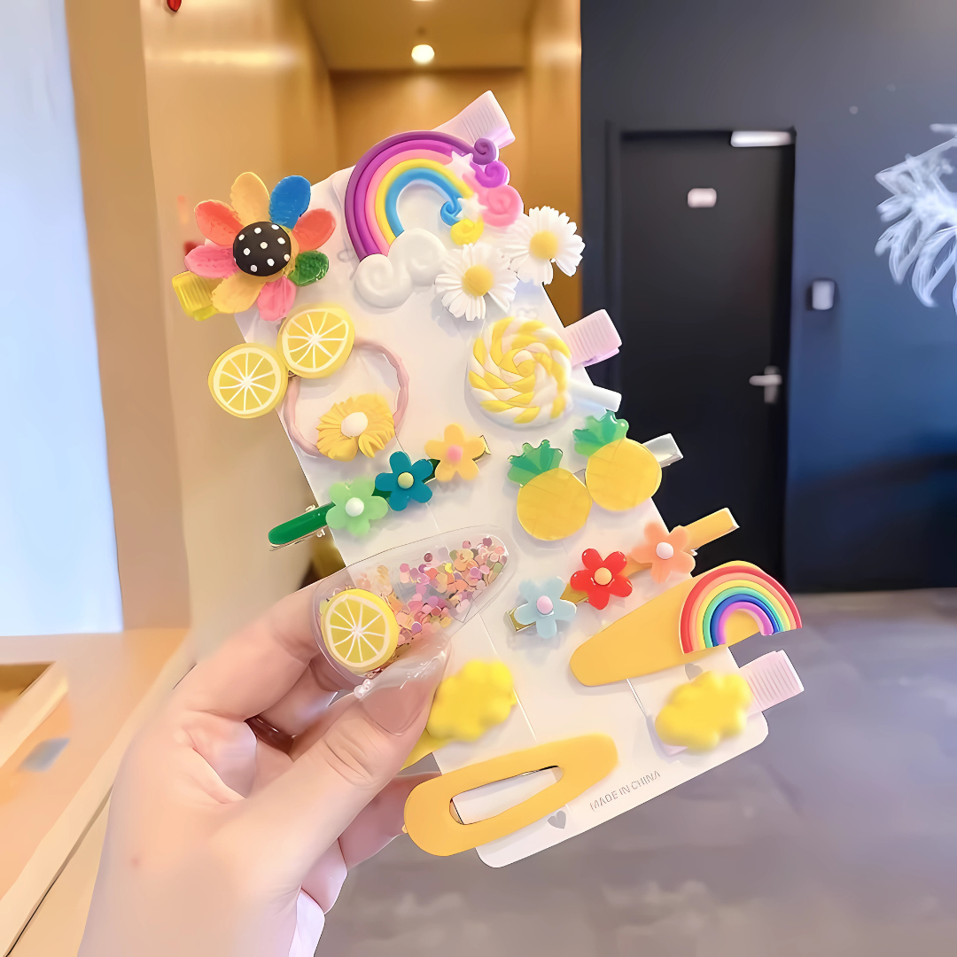 Kids Hair Clip Set 14pcs/5pcs Cute Barrettes