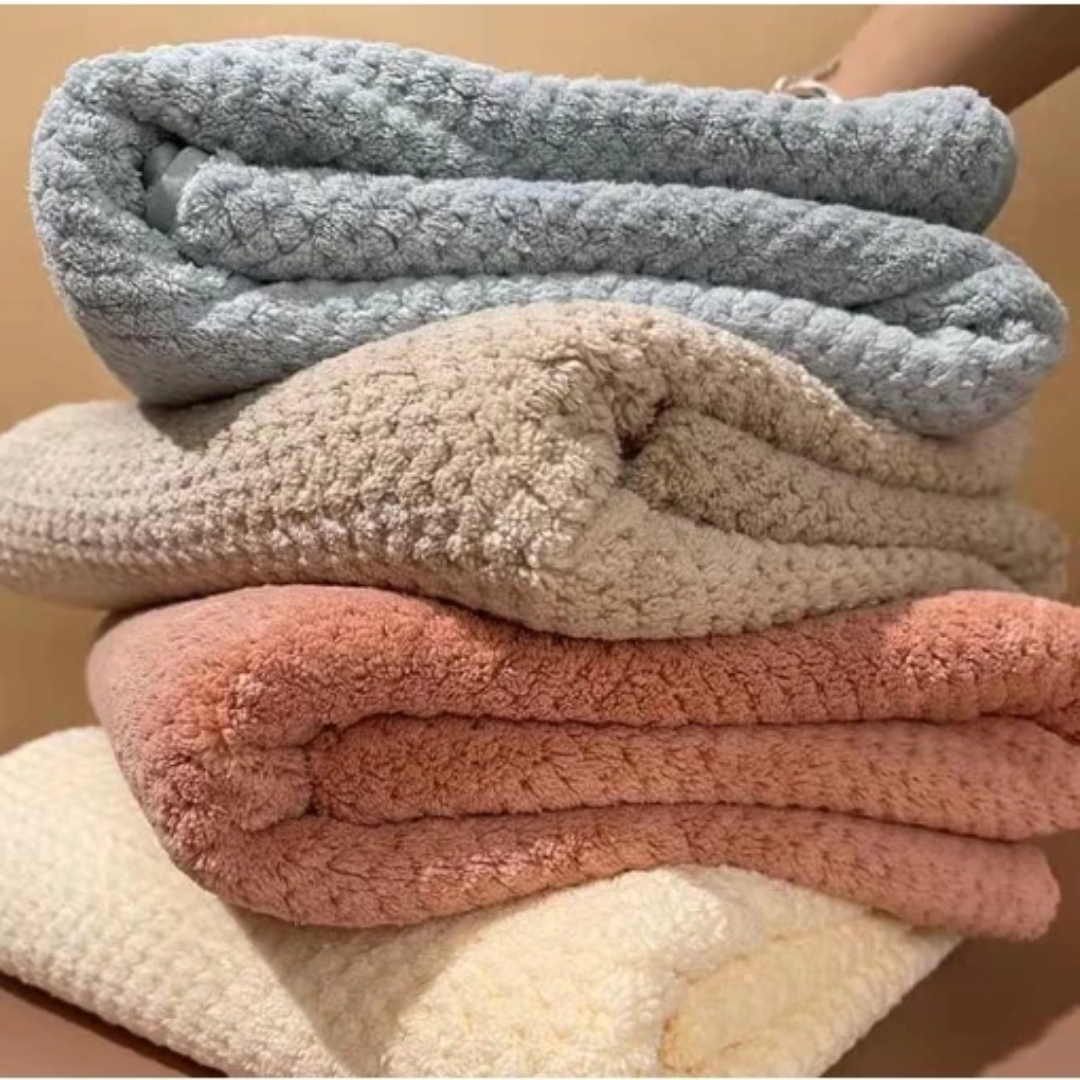 Microfiber Bath Towel Set Quick Dry, Soft & Absorbent Towels