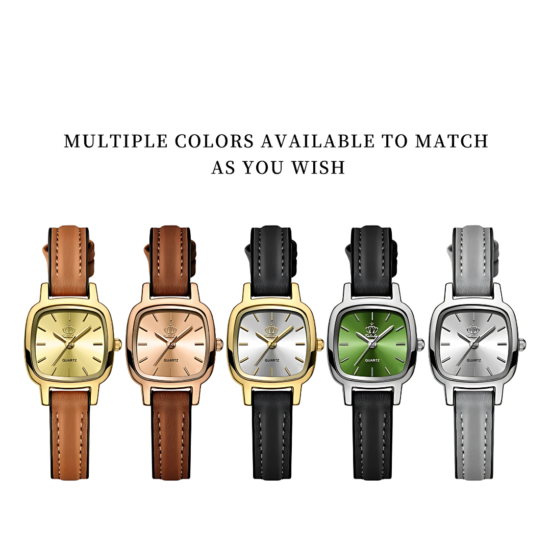 Fate Love Women’s Watch Original Waterproof Fashion Leather Strap Timepiece with Box