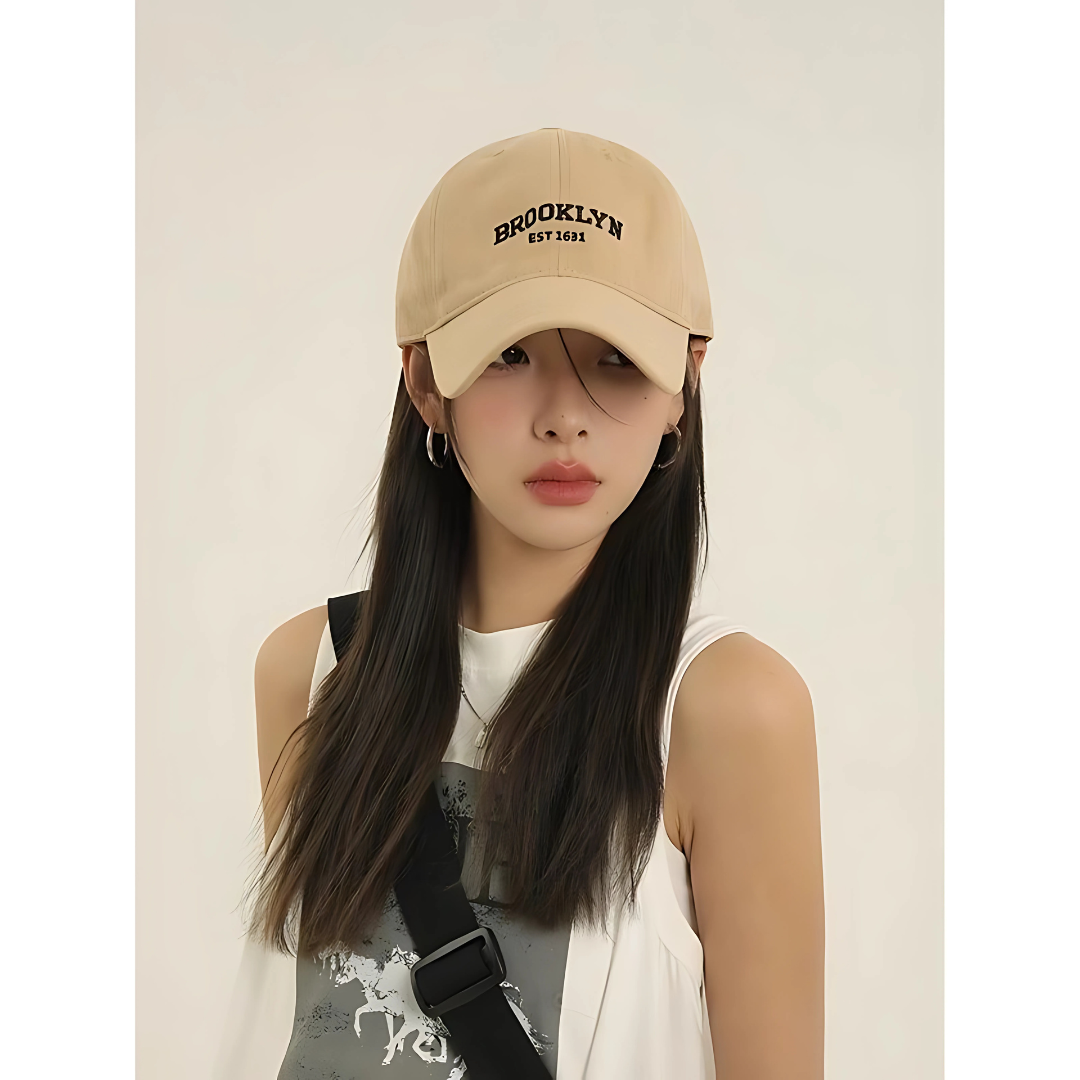 Brooklyn Korean Baseball Unisex Adjustable Fashion Cap