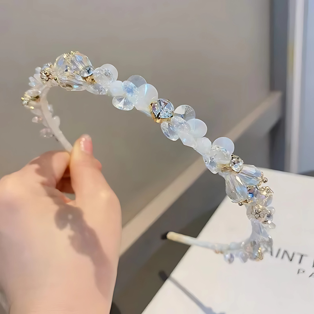 Korean Luxury Crystal Diamond Headband for Women
