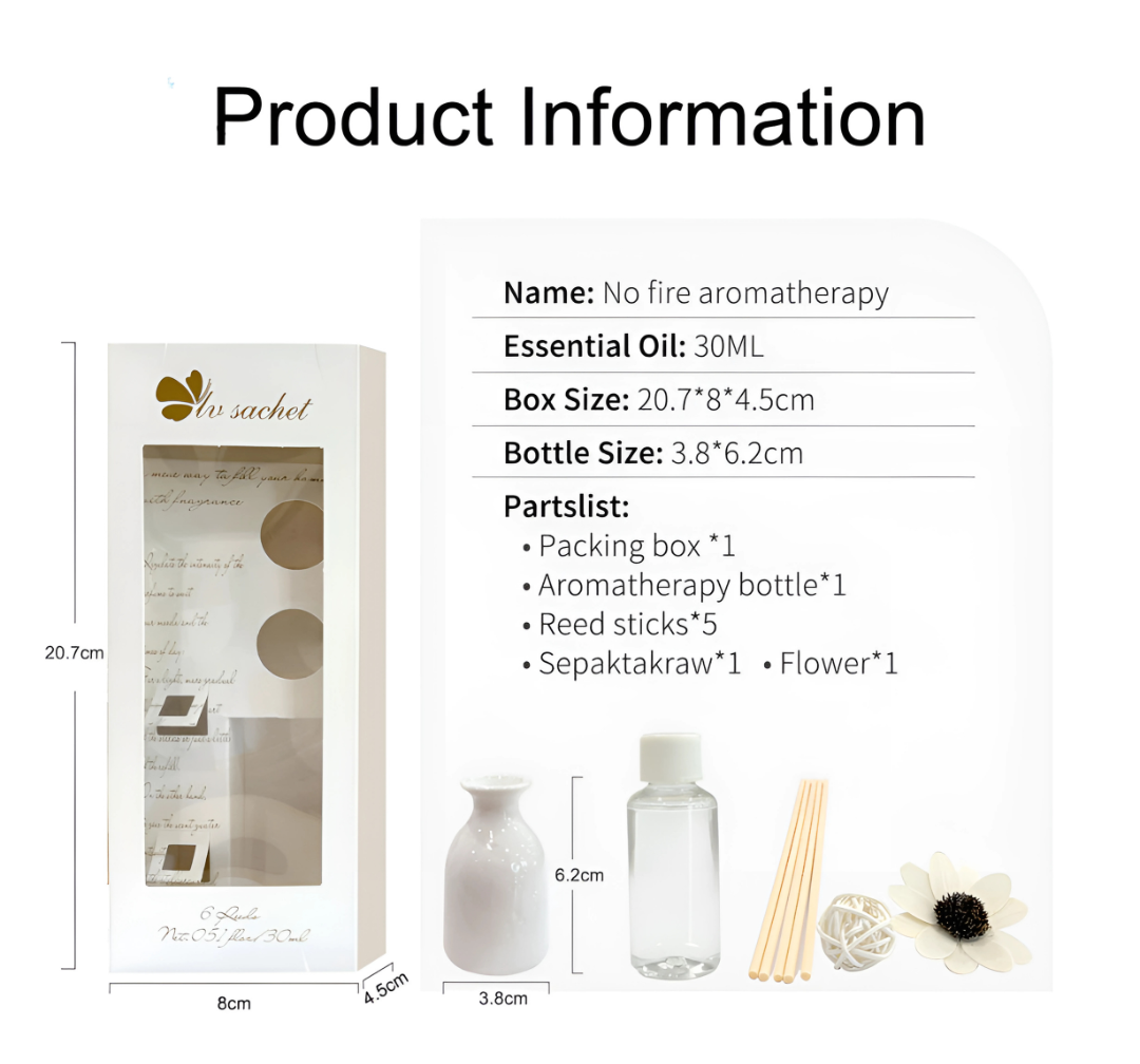 30ML Reed Diffuser Aromatherapy Gift Set