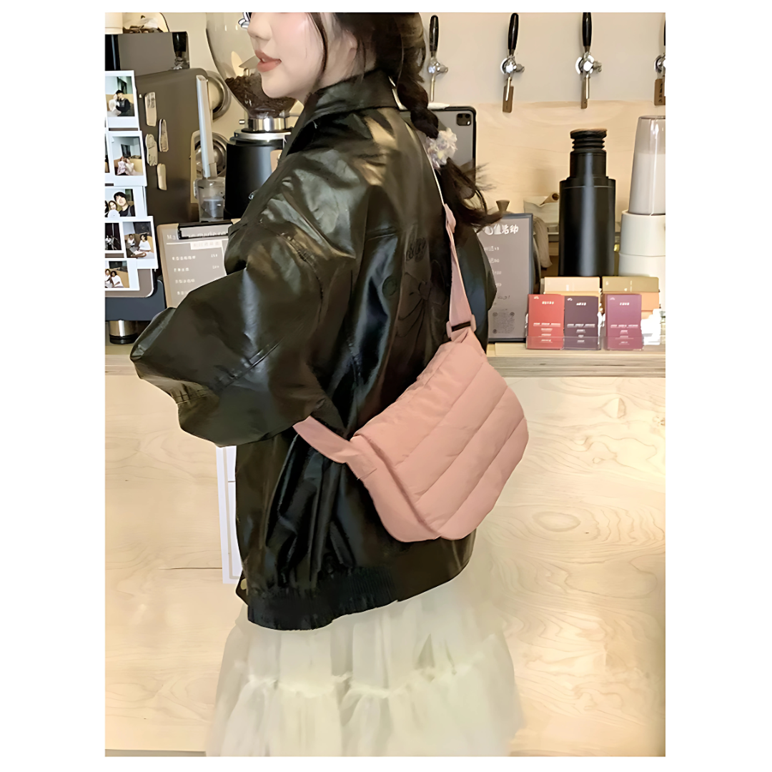 Korean Cute Embroidery Sling Bag for Women Minimalist & Classy