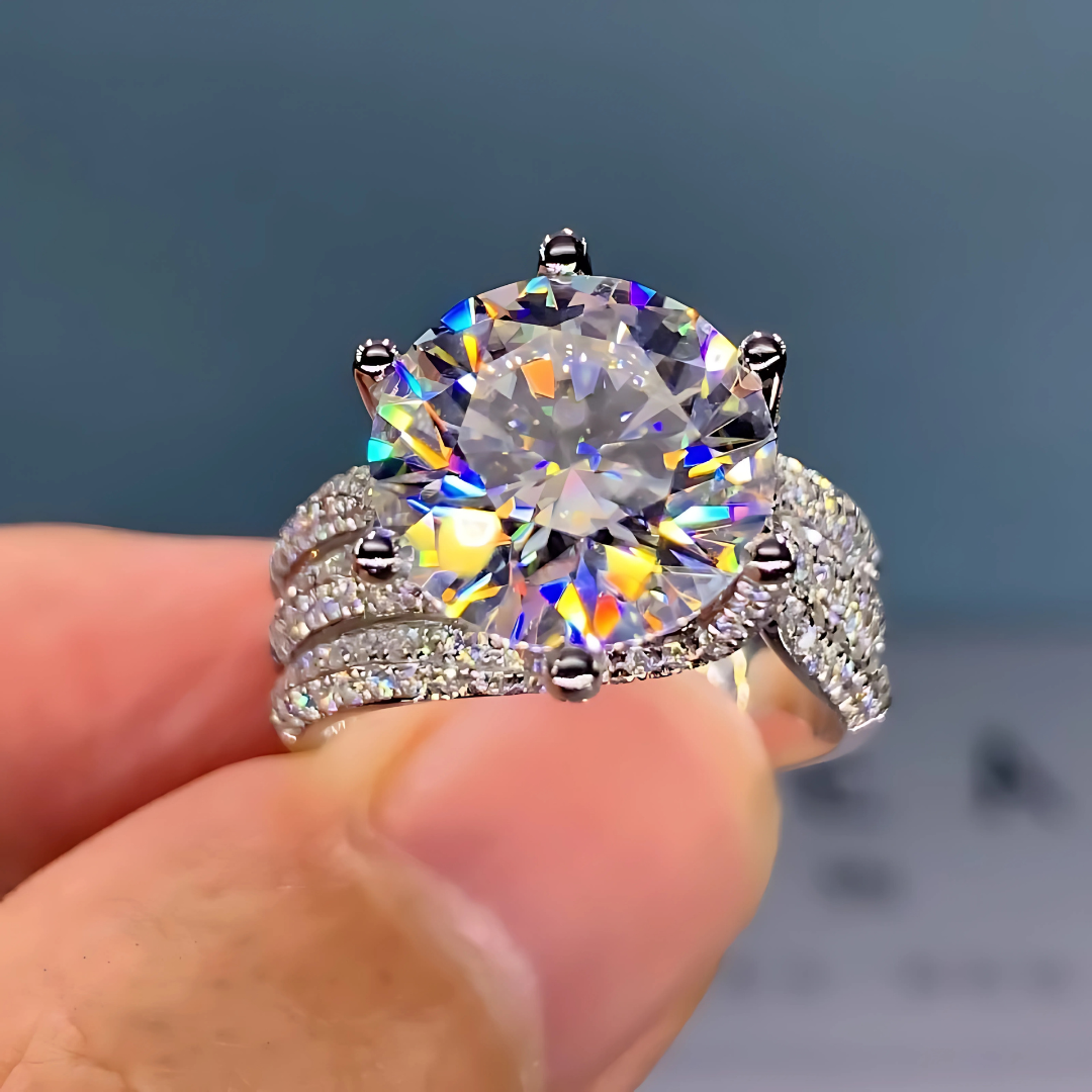 925 Sterling Silver Zircon Engagement Ring for Women Engagement & Wedding Gift