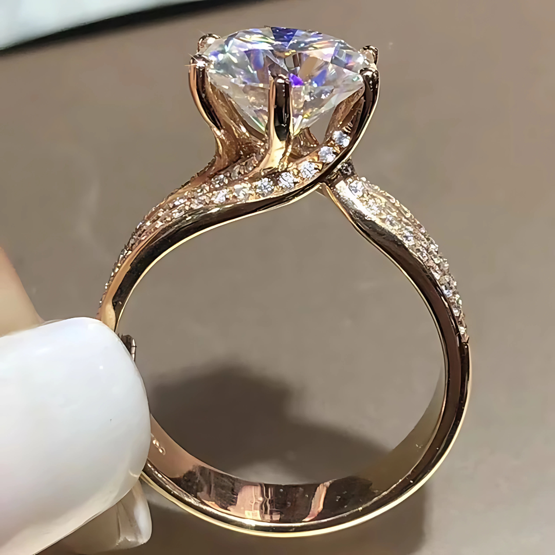 925 Sterling Silver Zircon Engagement Ring for Women Engagement & Wedding Gift