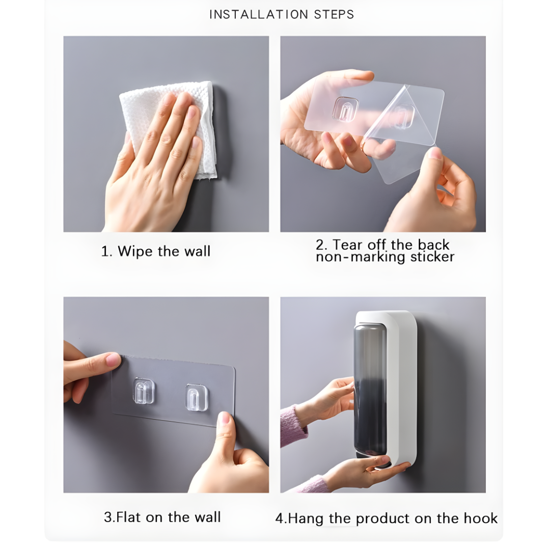 Rotating Toothbrush Holder & Automatic Toothpaste Dispenser