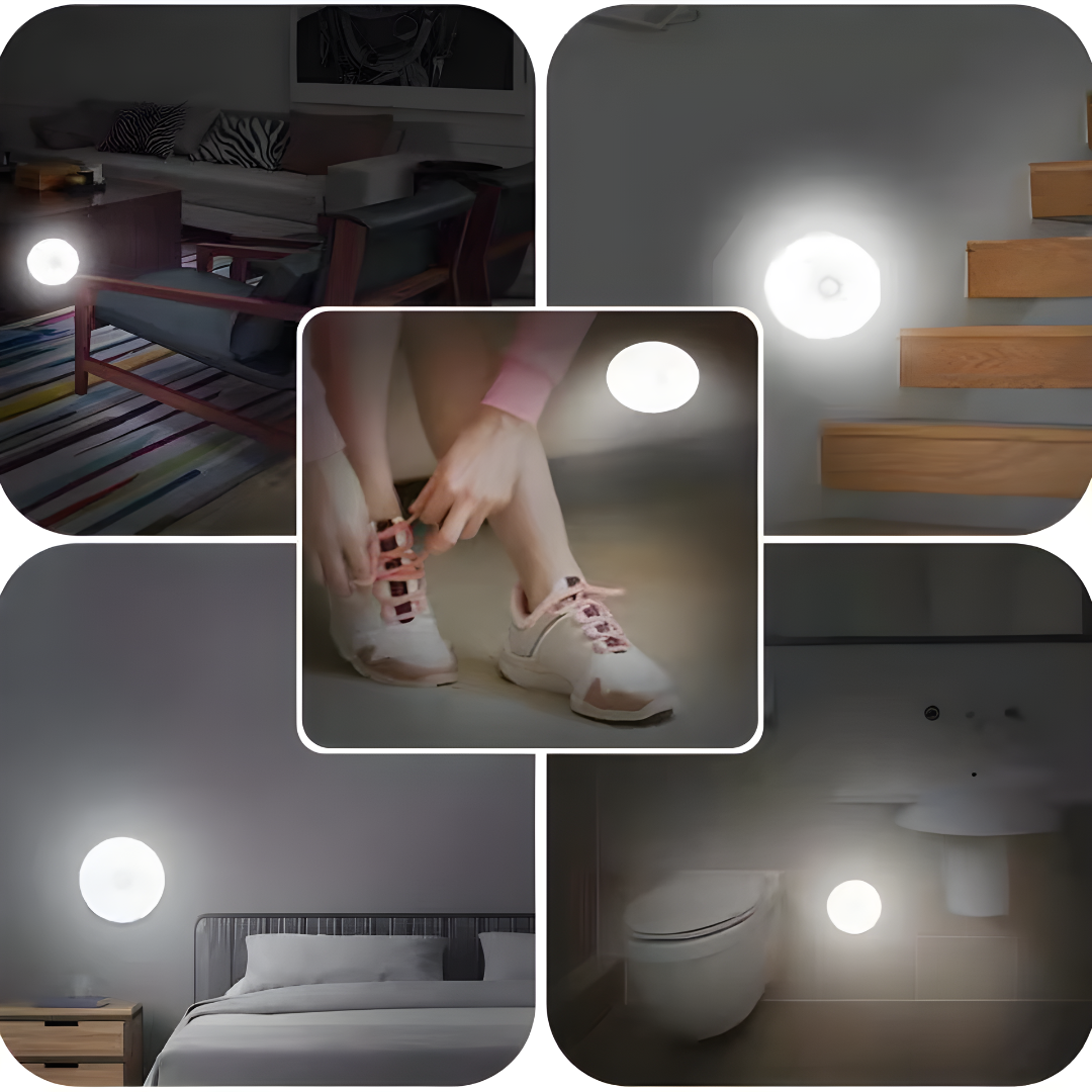 USB LED Sensor Night Light Mini Plug-in Lamp