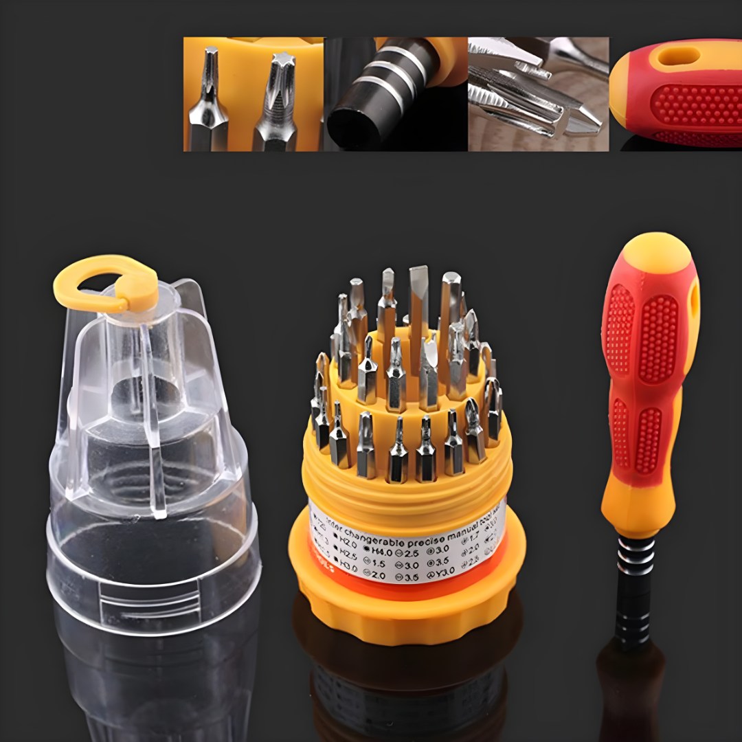 31-in-1 Precision Screwdriver Set Multifunction Pocket Repair Tool Kit