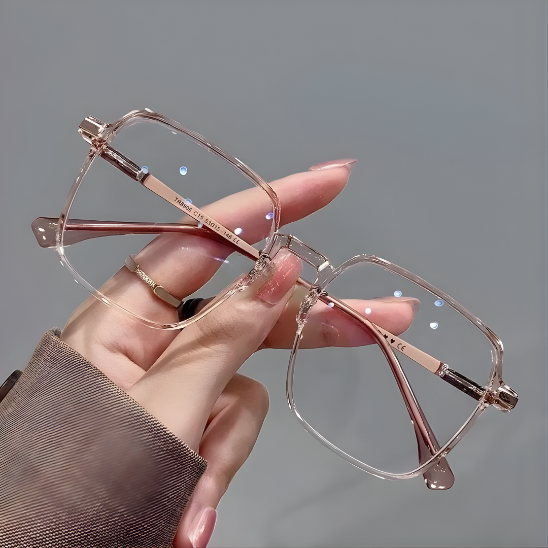Photochromic Anti-Radiation Metal Eyeglasses