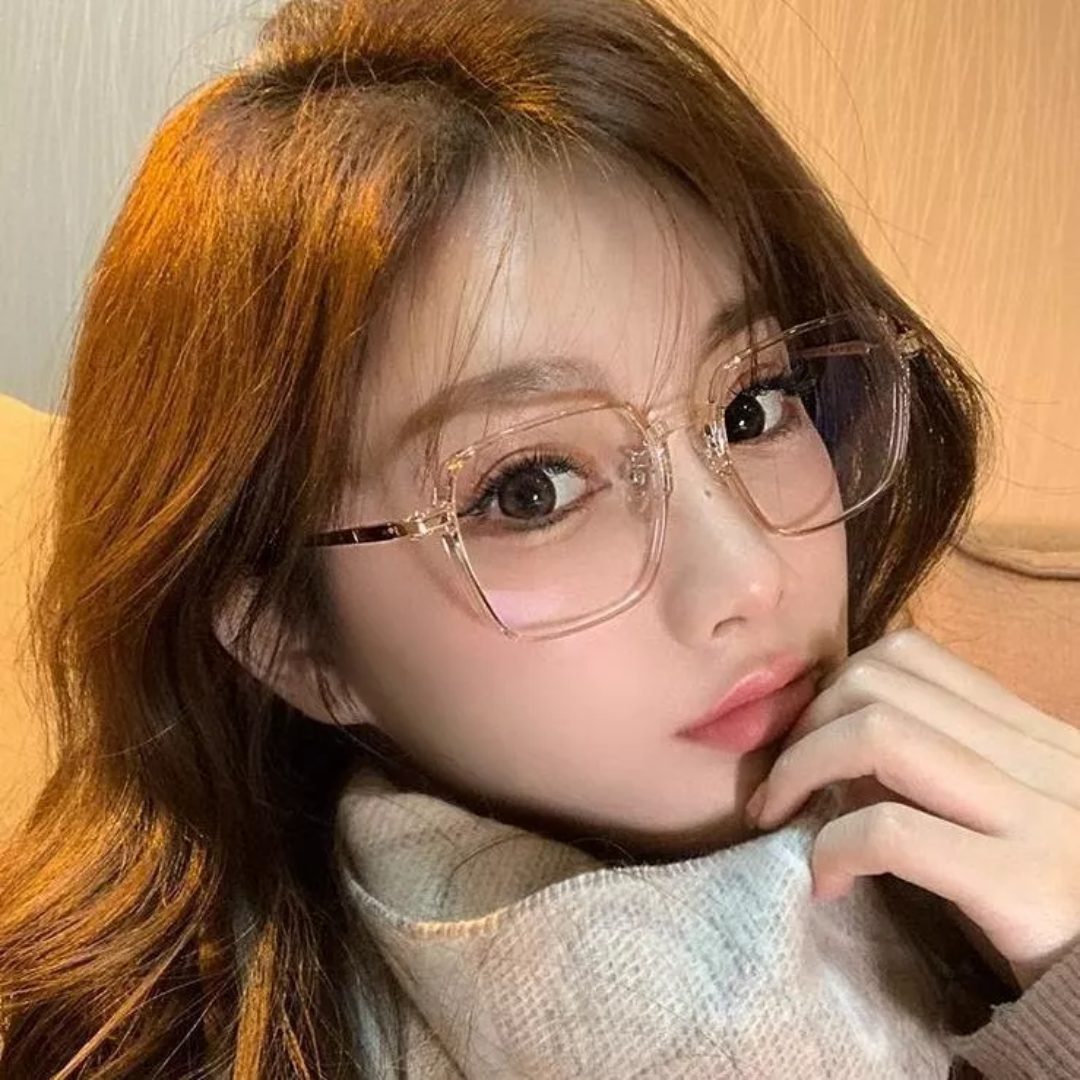 Photochromic Anti-Radiation Metal Eyeglasses