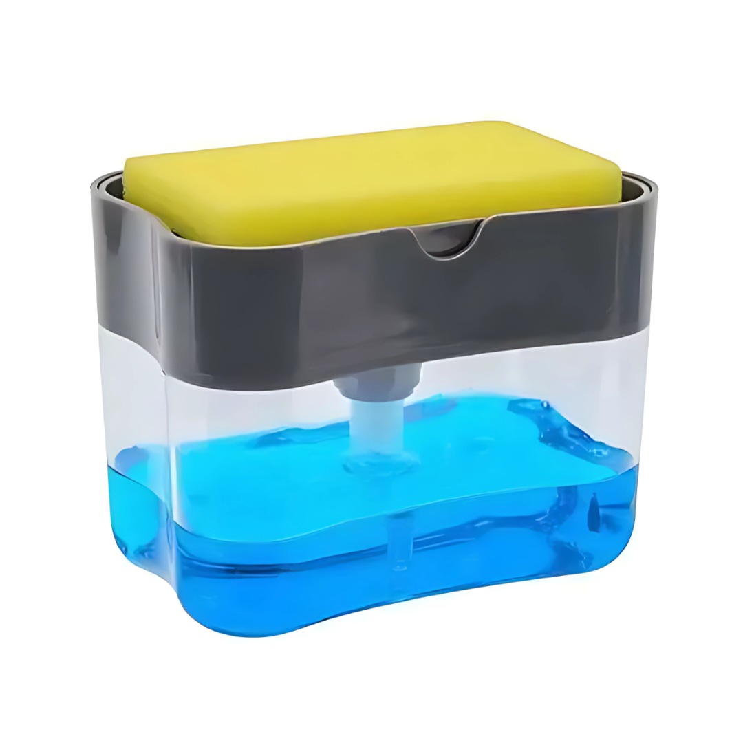 2-in-1 Soap Dispenser Sponge with Caddy