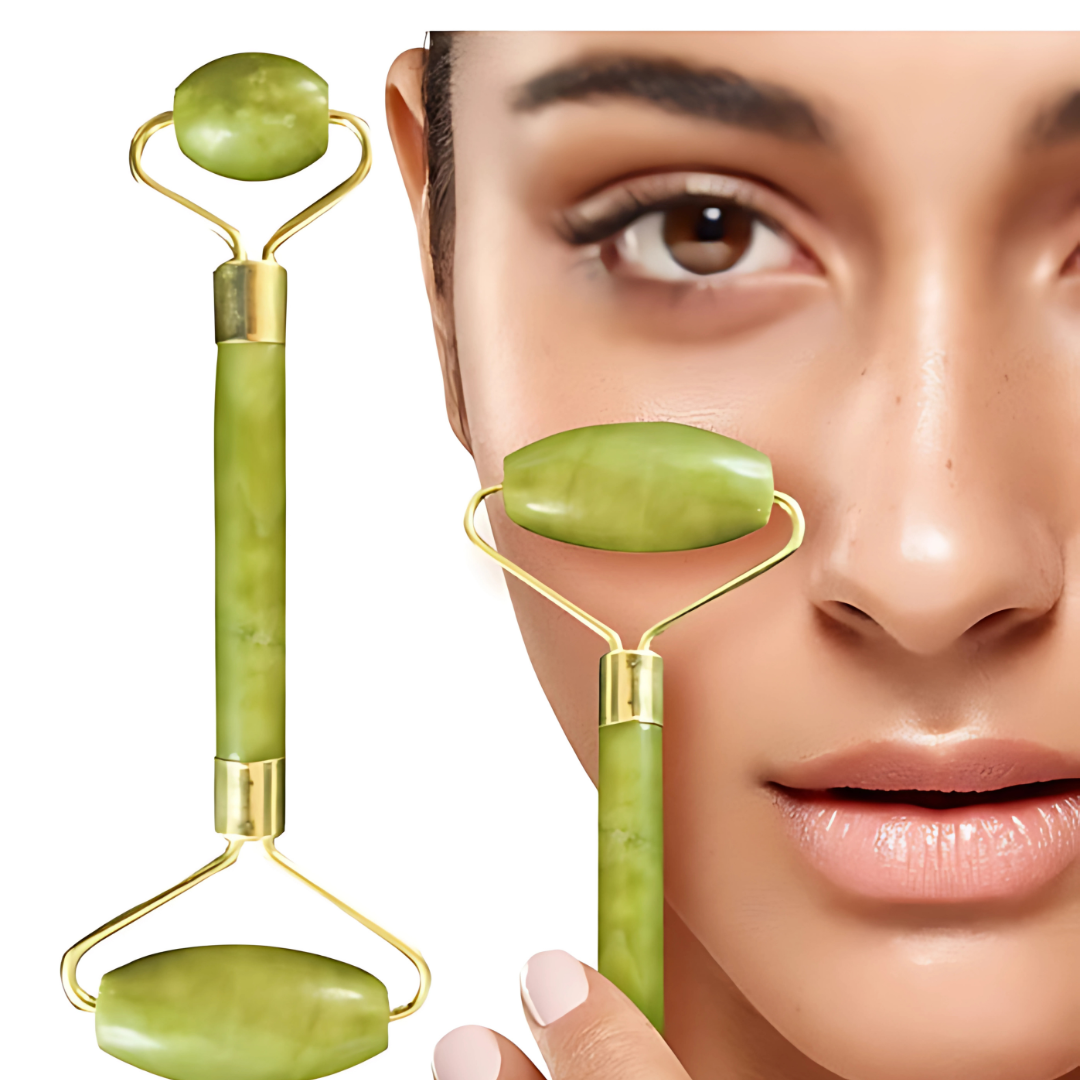 Jade Roller – Natural Jade Facial Massage Tool for Glowing Skin
