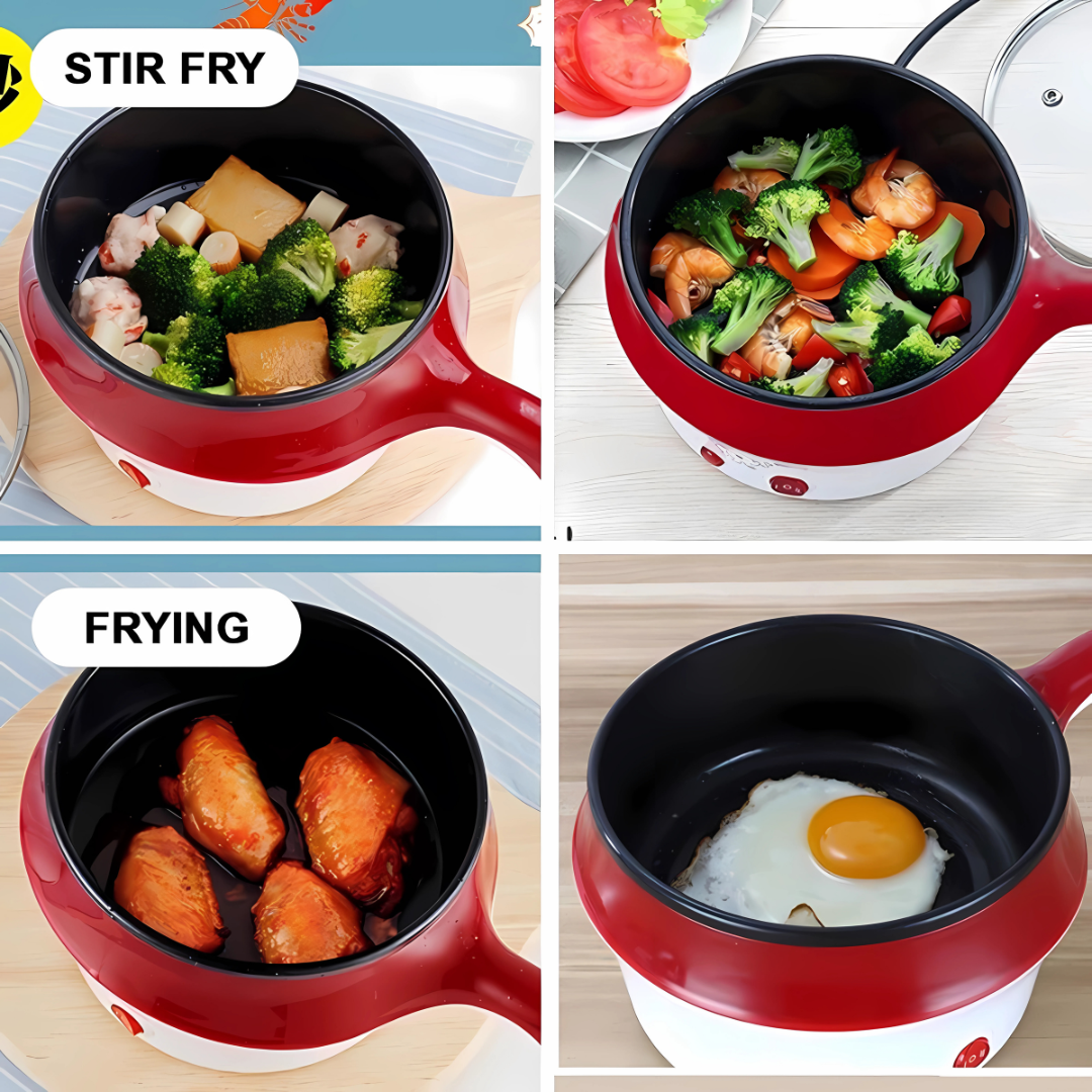 Multi-Function Electric Multicooker, Rice Cooker, Steamer and Boiler