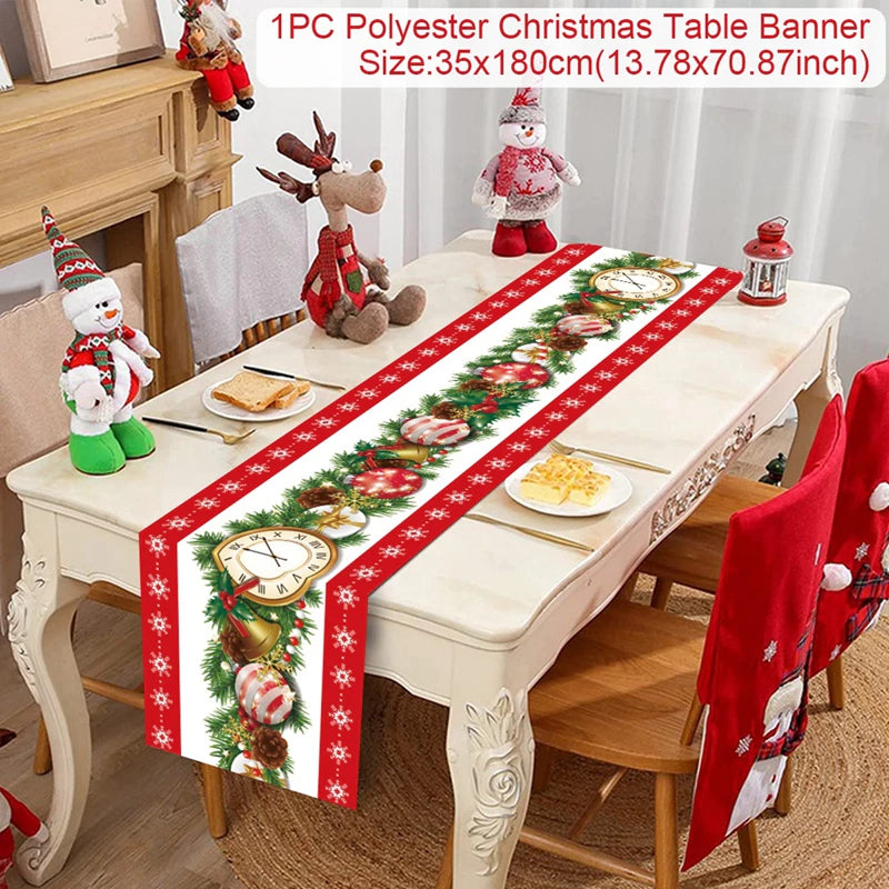 180×35CM Christmas Table Runner
