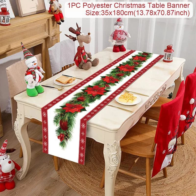 180×35CM Christmas Table Runner