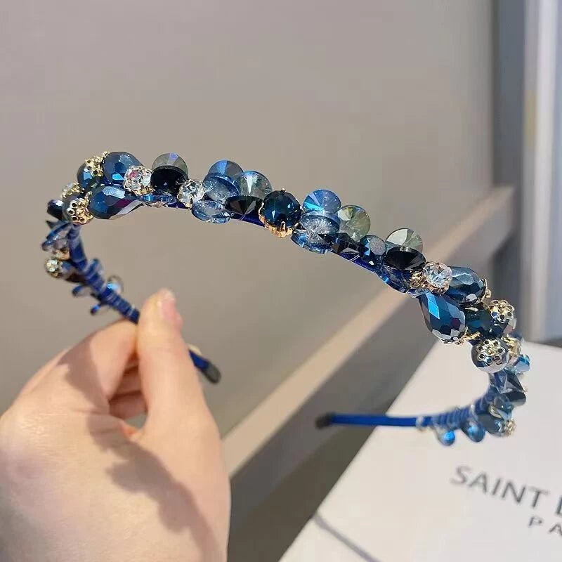 Korean Luxury Crystal Diamond Headband for Women