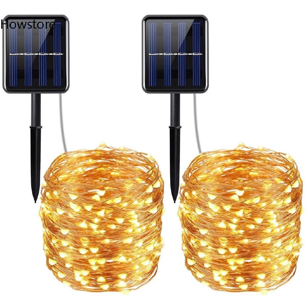 300 LEDs Outdoor Solar String Lights