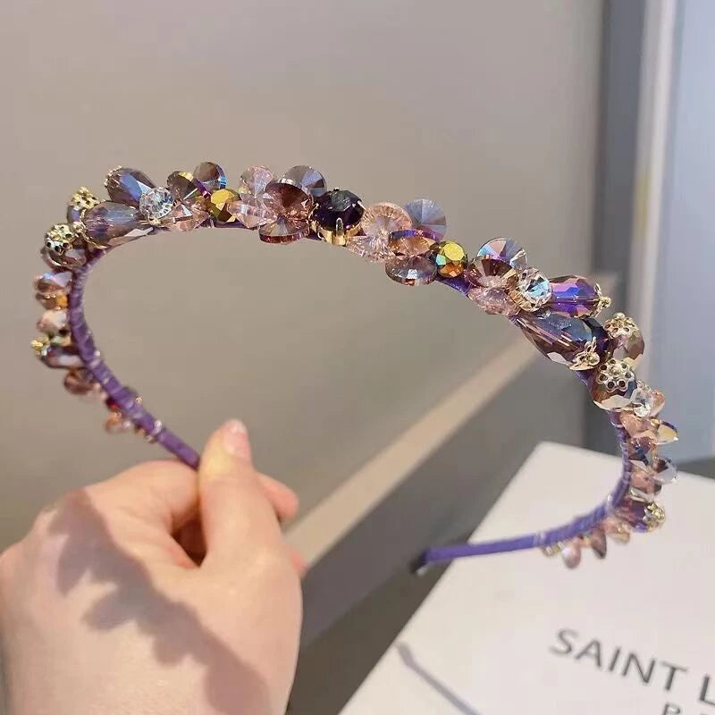 Korean Luxury Crystal Diamond Headband for Women