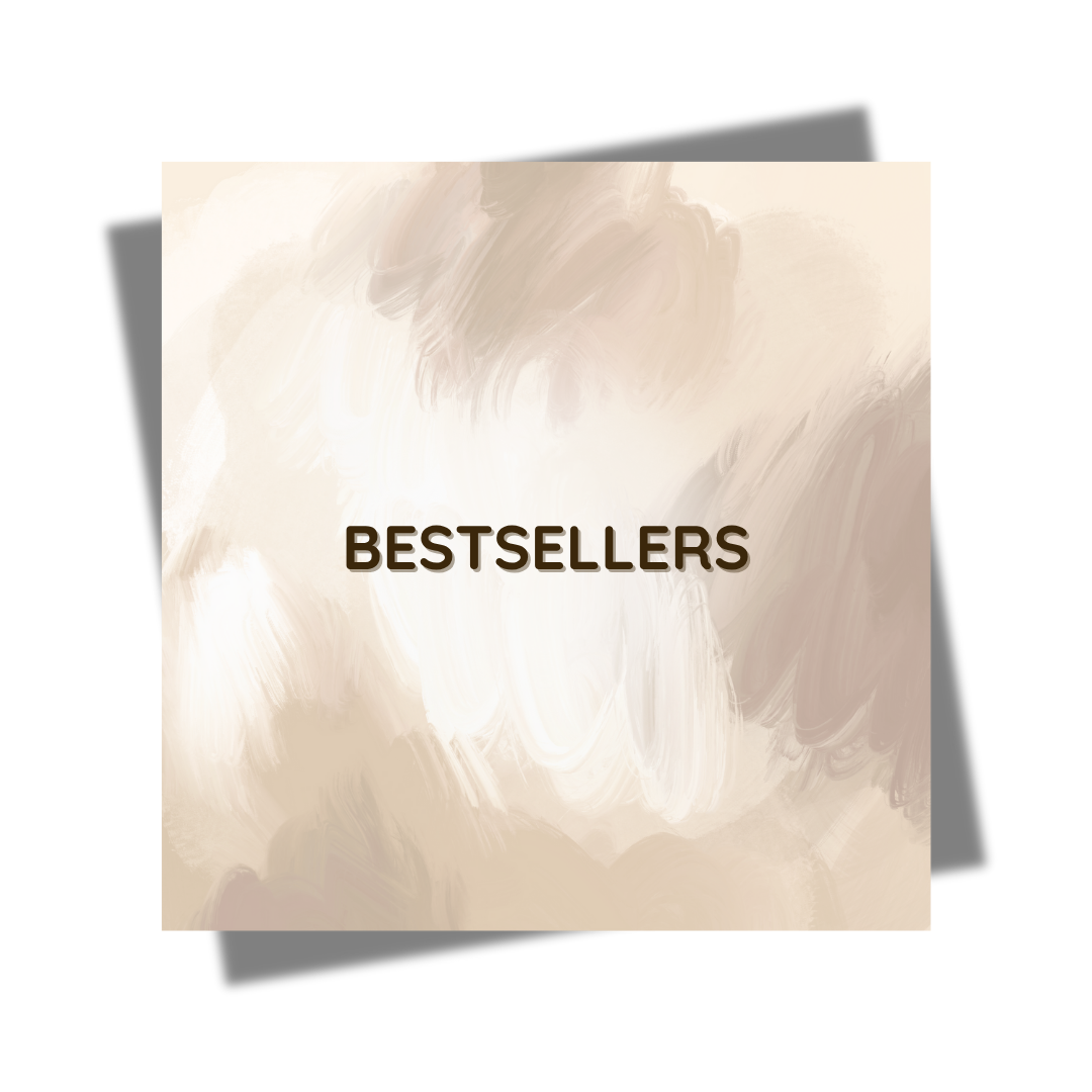 Neutral-toned abstract background with bold “Bestsellers” text overlay promoting top home and lifestyle products – Home Life Manila