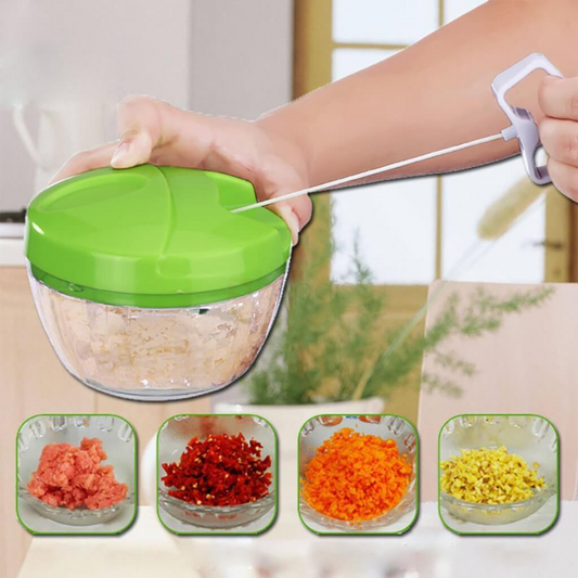 Portable Speedy Manual Chopper Food Processor