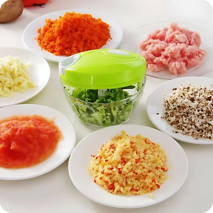 Portable Speedy Manual Chopper Food Processor