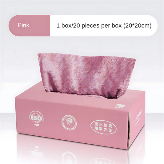 Microfiber Kitchen Dishcloths (20 Pcs) Super Absorbent, Quick-Dry & Reusable Cleaning Cloths