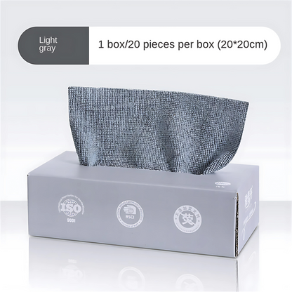 Microfiber Kitchen Dishcloths (20 Pcs) Super Absorbent, Quick-Dry & Reusable Cleaning Cloths