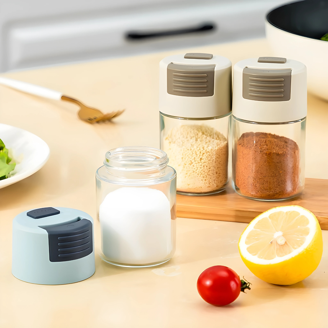 100ml Glass Seasoning Bottle Precise Salt & Spice Control Dispense
