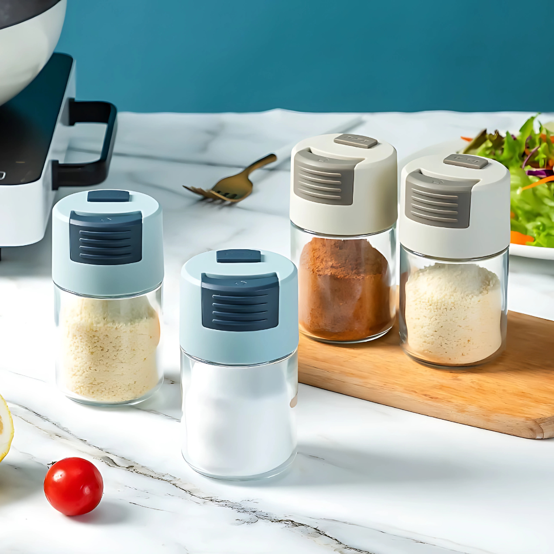 100ml Glass Seasoning Bottle Precise Salt & Spice Control Dispense