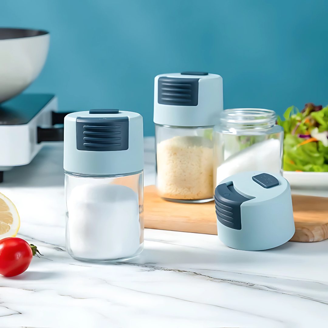 100ml Glass Seasoning Bottle Precise Salt & Spice Control Dispense