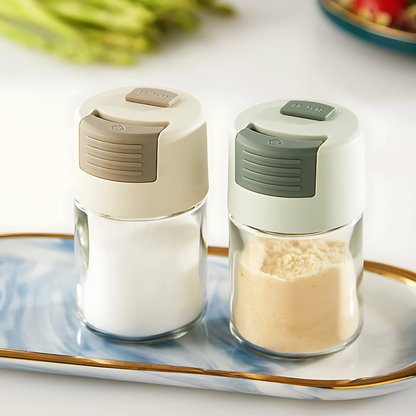 100ml Glass Seasoning Bottle Precise Salt & Spice Control Dispense