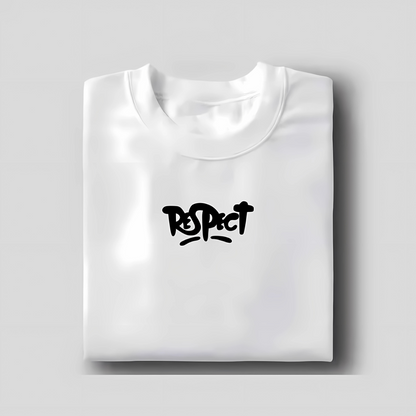 Minimalist T-Shirt for Men & Women Black & White Round Neck