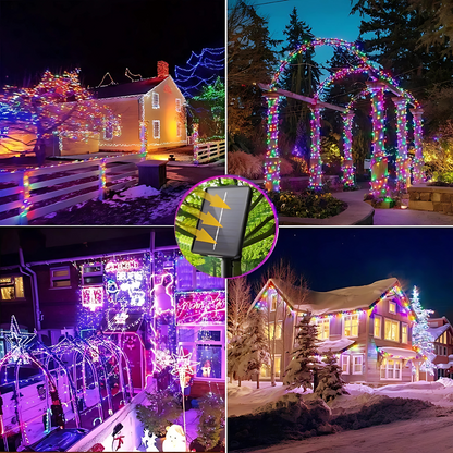 300 LEDs Outdoor Solar String Lights