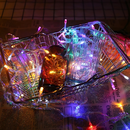 100 LED 10M Multicolor Christmas String Lights with 8 Lighting Modes