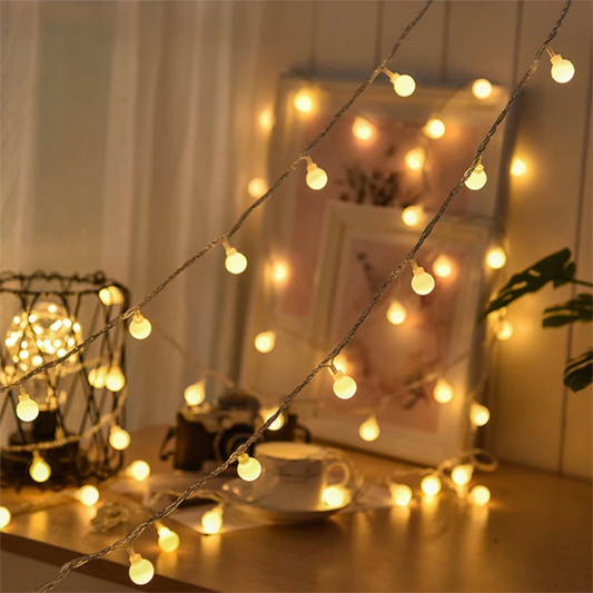 10M LED Fairy String Lights Bulb Ball Lamp