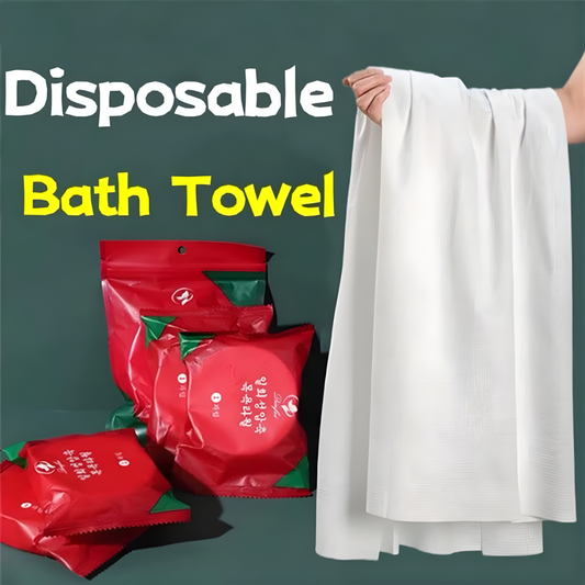 Compressed Bath Towel – Disposable Magic Travel Towel for Men & Women