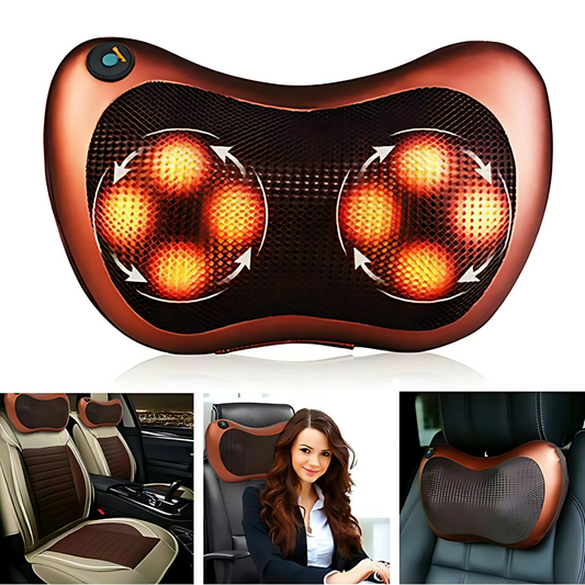 Car Massager Pillow with Heat – Shiatsu Massage for Neck, Back & Shoulders