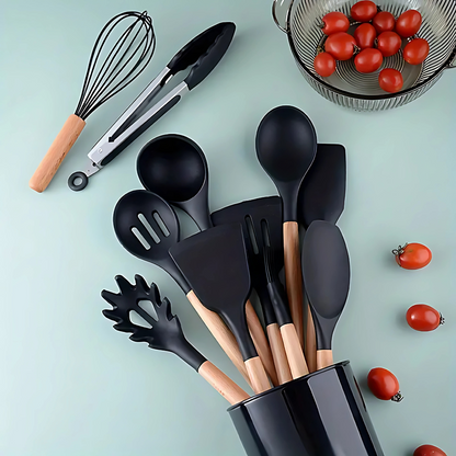 Black 12’s Silicone Cooking Utensil Set