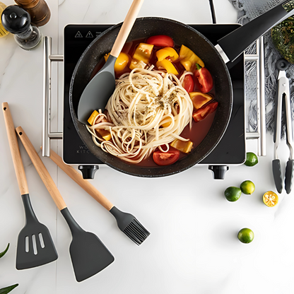 Black 12’s Silicone Cooking Utensil Set