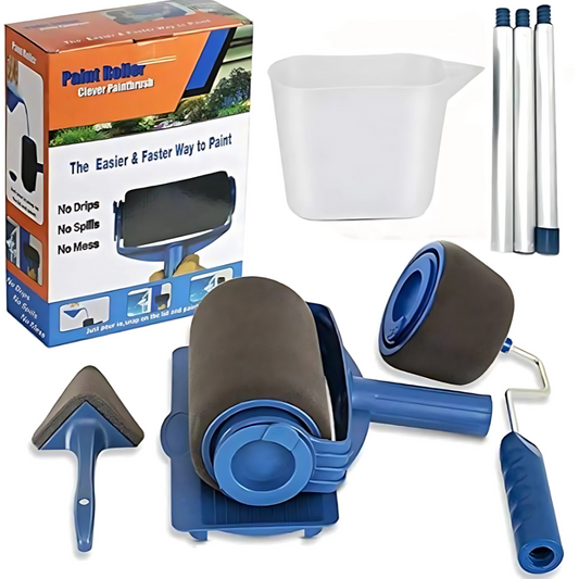 Premium Paint Roller Set for Walls & Ceilings | Drip-Free, Reusable DIY Painting Tool